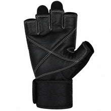 Load image into Gallery viewer, Skott Python Weight Lifting Gloves for Men and Women, Genuine Leather, Padded Palm and Fingers, Wrist Wrap Support (Unisex)