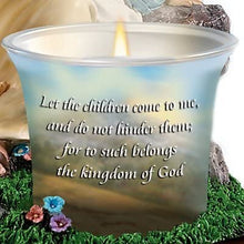 Load image into Gallery viewer, The Bradford Exchange Let The Children Come To Me Candleholder Jesus Sculpture With Tealight Candle 8-inches - RCE Global Solutions