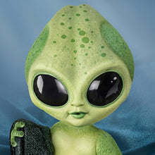 Load image into Gallery viewer, The Ashton - Drake Galleries Lumina Alien Baby with Glow-In-The-Dark Vinyl Skin So Truly Real Lifelike & Realistic Weighted Doll by Ina Volprich 16-Inches
