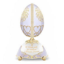 Load image into Gallery viewer, The Bradford Exchange Peter Carl Fabergé-Style Porcelain Egg For Mom Always In A Mother's Heart Music Box 6.5-inches - RCE Global Solutions