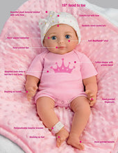 Load image into Gallery viewer, The Ashton-Drake Galleries My Little Princess Lifelike Newborn Girl A Reborn Masterpiece with RealTouch® Vinyl for Realism Handcrafted Details & Custom Ensemble Collectible Doll by Sandy Faber 18-inches - RCE Global Solutions