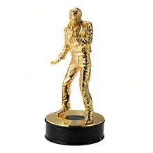 Load image into Gallery viewer, The Bradford Exchange Elvis: Comeback Special Handcrafted Cast-Metal Sculptures Issue #1 Golden Ion-plating with Album Base 7-inches - RCE Global Solutions