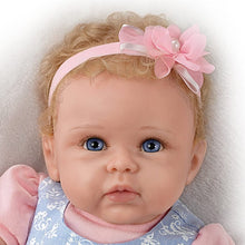 Load image into Gallery viewer, The Ashton - Drake Galleries Little Livie Lifelike Silicone Baby Girl Doll TrueTouch® Authentic Silicone Weighted for Realism Hand-painted & Hand-rooted Hair Baby Doll by Linda Murray 19-inches - RCE Global Solutions