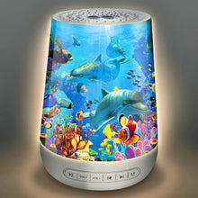 Load image into Gallery viewer, The Bradford Exchange Marine Life Sleep Sound Machine with 24 Relaxing Sounds Color-Changing Nightlight Adjustable Timer and Coral Reef Art by David Penfound 6-inches - RCE Global Solutions
