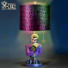 Load image into Gallery viewer, The Bradford Exchange The JOKER: A Deadly Card Lamp Hand-Sculpted Collectible with BATMAN SIGNAL Pull Chain Illuminating Laughter Shade and Defaced BATARANG 20.5" H x 10" D - RCE Global Solutions