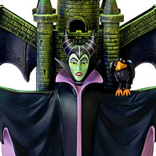 Load image into Gallery viewer, The Bradford Exchange Disney Villains Illuminated Flameless Candelabra Collection Issue #1: Maleficent Candelabra Handcrafted and Hand-painted with LED Lights Like Real Flames Candle Halloween Decor 10-inches - RCE Global Solutions