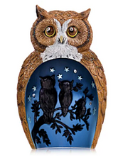 Load image into Gallery viewer, Blake Jensen Owl Family Nesting Trio Figurine Set with Swarovski Crystals by The Hamilton Collection - RCE Global Solutions