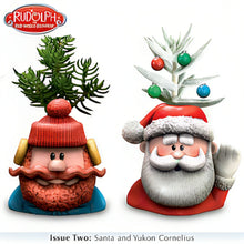 Load image into Gallery viewer, The Bradford Exchange Yukon and Santa Charming Character Pots Filled with Holiday Cheer Handcrafted and Hand-Painted Artificial Succulent Sculptures Rudolph the Red-Nosed Reindeer Succulent Collection Issue #2 Christmas decoration 5.75-inches - RCE Global Solutions