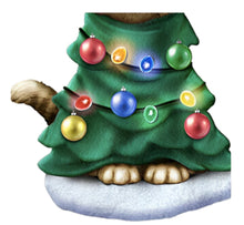 Load image into Gallery viewer, The Bradford Exchange Purr-fect Medleys Figurine Collection Issue #1 Merry Mischief Cat Figurine with Festive Lighting & Plays Melody Christmas Decorations by Kayomi Harai 5-Inches - RCE Global Solutions