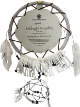 Load image into Gallery viewer, The Bradford Exchange Midnight Royalty Dream Guardians Native American Wolf Dreamcatcher Wall Decor Sentinels of the Spirits Collection Issue # 2 by Eddie LePage 13.5-inches - RCE Global Solutions