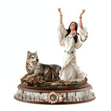 Load image into Gallery viewer, The Bradford Exchange Guiding Spirits with lavender-scented Incense Burner Sculpture from Mystic Maidens Incense Burner Collection 5" W x 7" H - RCE Global Solutions