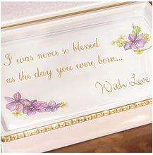 Load image into Gallery viewer, The Bradford Exchange Dear Daughter Postal Letter Themed Heirloom Porcelain® Music Box Plays Melody Beautiful Dreamer 5-inches - RCE Global Solutions