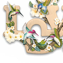 Load image into Gallery viewer, The Bradford Exchange Jewels Of Love Hummingbird and Dogwood Blossom Wall Decor 10-inches - RCE Global Solutions