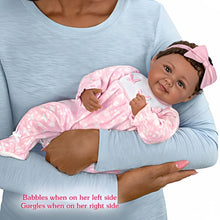 Load image into Gallery viewer, The Ashton-Drake Galleries Ping Lau Hold Me Hattie So Truly Real® Interactive Lifelike Baby Doll with Soft RealTouch® Vinyl Skin Hand-rooted Hair Poseable and Weighted Body 18-inches - RCE Global Solutions