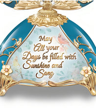 Load image into Gallery viewer, The Bradford Exchange Nature's Harmony Music Box Collection - Sunshine & Song Egg Music Box Issue #1 Handcrafted Heirloom Porcelain with 24K Gold Accents Songbirds by Peter Carl Faberge 6.5-Inches - RCE Global Solutions