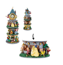 Load image into Gallery viewer, The Bradford Exchange Disney Classics Clock Tower Sculpture Collection Issue #4: Snow White and the Seven Dwarf Hand-Painted 360 Degree Stacked Sculpture Collectible Decor Tower Measures 14-inches