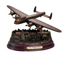 Load image into Gallery viewer, The Bradford Exchange "The Dambusters" WWII Aircraft Legends Sculpture Collection Limited Edition Handcrafted Resin Models with Polished Wooden Bases and Brass Plaques 80th Anniversary Commemorative Series 6.75" W x 5.5" H x 7.75" D - RCE Global Solutions