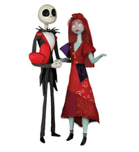 Load image into Gallery viewer, The Ashton-Drake Galleries Disney Tim Burton’s The Nightmare Before Christmas Scary Kind of Love Portrait Figure Set Collector's Edition Jack Skellington & Sally 18.5-Inches - RCE Global Solutions