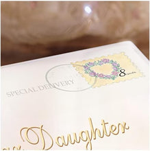 Load image into Gallery viewer, The Bradford Exchange Dear Daughter Postal Letter Themed Heirloom Porcelain® Music Box Plays Melody Beautiful Dreamer 5-inches - RCE Global Solutions