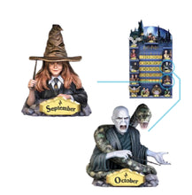 Load image into Gallery viewer, The Bradford Exchange HARRY POTTER Perpetual Calendar Collection Issue #5: Sep / Oct Hand-painted & Handcrafted 3.5-Inch Sculpture Officially Licensed with Custom 13.5-Inch HOGWARTS™ Castle Display - RCE Global Solutions