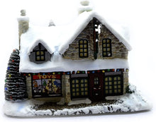 Load image into Gallery viewer, The Bradford Exchange Thomas Kinkade Santa's Workshop Village House Christmas Decoration Lights Up Issue #3 - RCE Global Solutions