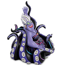 Load image into Gallery viewer, The Bradford Exchange Disneys Glamorous Jewels Collection Issue #4 Ursula Handcrafted & Hand-Painted Dazzling Style Exquisitely with Svenka Crystals Figurine by Bob Mackie 6.75-inches