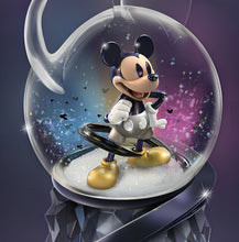 Load image into Gallery viewer, The Bradford Exchange Mickey Mouse Disney 100 Years of Wonder Glitter Globe Illuminated with LED Lights Commemorative Limited Edition Celebrating Disney's Centennial 10.5-Inches - RCE Global Solutions