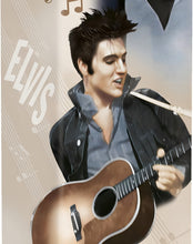 Load image into Gallery viewer, The Bradford Exchange Elvis Presley™ Rock 'n' Roll Legend Floor Lamp Tribute with Full-Color Portraits, Hands-Free Floor Pedal, Vintage Photo Artwork and Two FREE Light Bulbs 60-inches - RCE Global Solutions