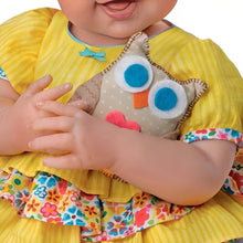 Load image into Gallery viewer, The Ashton-Drake Galleries Owl Always Love You Weighted Poseable RealTouch® Vinyl Skin Baby Girl Doll with Soft Plush Stuffed Animal Owl by Master Doll Artist Waltraud Hanl 18"-inches - RCE Global Solutions