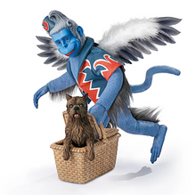 Load image into Gallery viewer, The Ashton-Drake Galleries The Wizard of OZ Portrait Figure Collection Issue #1: Winged Monkey with TOTO Handcrafted, Poseable Figure in Detailed Costume 16-Inches - RCE Global Solutions