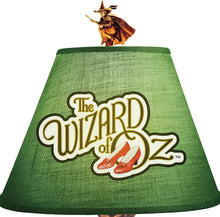 Load image into Gallery viewer, The Bradford Exchange The Wizard of OZ We're Not in Kansas Anymore Dorothy Toto Scarecrow Lamp with Sculpted Haunted Forest Scene Yellowbrick Road and Wicked Witch Silhouette and Finial 18"-Inches - RCE Global Solutions