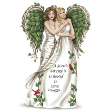 Load image into Gallery viewer, The Hamilton Collection A Sister's Strength Is Rooted in Love Figurine Handcrafted and Hand-painted with Birch-like Patterning by Blake Jensen 7.5-inches - RCE Global Solutions