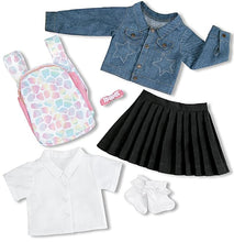 Load image into Gallery viewer, The Ashton-Drake Galleries Lucy Doll Outfit Accessory Set, 6 Pieces, with Journal Card (Newhouse Prep School Outfit) - RCE Global Solutions