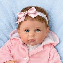Load image into Gallery viewer, The Ashton - Drake Galleries Hopped Into My Heart Lifelike So Truly Real® Baby Girl Doll in Bunny Outfit Weighted Fully Poseable with Soft RealTouch® Vinyl Skin by Doll Artist Linda Murray 19"-Inches - RCE Global Solutions