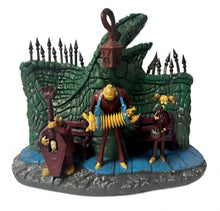 Load image into Gallery viewer, The Bradford Exchange Disney's Tim Burton’s The Nightmare Before Christmas Village Collection Issue #36 Nightmare Town Band Figurine Handcrafted & Glows Under Black Light 7-inches
