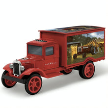 Load image into Gallery viewer, The Hamilton Collection Farmall 1931 Hawkeye Truck Sculpture 1:18 Scale Collectible with Dave Barnhouse Farm Artwork Red Finish and Official Badging Handcrafted Decor 13.25-inches