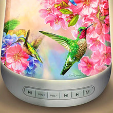 Load image into Gallery viewer, The Bradford Exchange Hummingbird Garden Sleep Sound Machine with Light Therapy and 24 Relaxing Sounds by Dona Gelsinger 6-inches - RCE Global Solutions