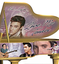 Load image into Gallery viewer, The Hamilton Collection Elvis Golden Piano Musical Figurine Plays Love Me Tender Meticulously Cast and Hand Painted 7.25-inches - RCE Global Solutions