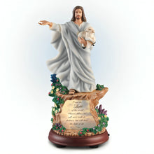 Load image into Gallery viewer, The Bradford Exchange The Light Of The World Illuminated Jesus Sculpture Religious from His Love and Light Sculpture Collection Issue #3 by Thomas Kinkade 9-inches - RCE Global Solutions