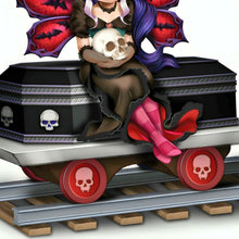Load image into Gallery viewer, The Hamilton Collection All Aboard the Halloween Express Figurine Collection Issue #2 Fang-ciful Elegance Fairy in Frankenstein Bride Costume Handcrafted Resin by Jasmine Becket-Griffith 4.25-Inches - RCE Global Solutions