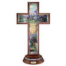 Load image into Gallery viewer, The Bradford Exchange "Peace" Issue #3 Light of Faith Illuminated Cross Collection by Thomas Kinkade 8-inches - RCE Global Solutions