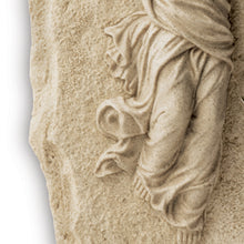 Load image into Gallery viewer, The Bradford Exchange Cornerstones of Faith Wall Decor Collection Issue #2 I Am The Light of The World Jesus Christ Religious Plaque with Biblical Inscription Ancient Stone Look Christian Wall Art 8.75-Inches