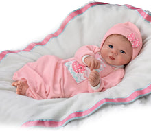 Load image into Gallery viewer, The Ashton-Drake Galleries Little Squirt with Hand-Rooted Hair So Truly Real® Lifelike & Realistic Weighted Newborn Baby Doll 17-Inches - RCE Global Solutions
