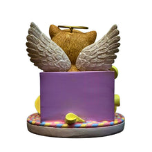 Load image into Gallery viewer, The Hamilton Collection My Kitten My Angel Figurine Collection "Some Blessings Come Covered in Fur" Hand-Painted Orange Kitten Angel Sculpture with Glitter Wings Golden Halo 3.5-inches - RCE Global Solutions