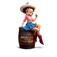 Load image into Gallery viewer, The Hamilton Collection Betty Boop Country Style Figurine Collection Issue #1 Cowgirl Spirit with a Tender Heart Hand-Painted Resin Figurine 5-Inches