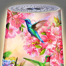 Load image into Gallery viewer, The Bradford Exchange Hummingbird Garden Sleep Sound Machine with Light Therapy and 24 Relaxing Sounds by Dona Gelsinger 6-inches - RCE Global Solutions