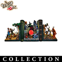 Load image into Gallery viewer, The Bradford Exchange The Wizard Of Oz Illuminated Sculptural Bookend Collection Issue #2 Enter the WITCH'S Castle Handcrafted & Hand-Painted Resin Display Piece 4.25-inches