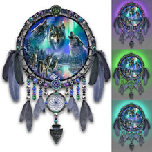 Load image into Gallery viewer, The Bradford Exchange Natural Wonder Illuminated Dreamcatchers from Aurora Borealis Wall Decor Collection Issue #1 by James Meger 12.5-inches - RCE Global Solutions