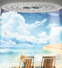 Load image into Gallery viewer, The Bradford Exchange Seaside Sleep Sound Machine Nightlight + 24 Relaxing Sounds Ocean-Inspired Art & Soothing Ambience 6-Inches - RCE Global Solutions