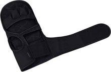 Load image into Gallery viewer, RDX MMA Hybrid Sparring Gloves, Maya Hide Leather, Ventilated Open Palm, Padded Mitts for Kickboxing, Muay Thai, Bag & Pad Training for Men, Small